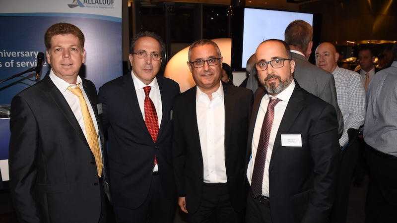 מימין: דני אלאלוף, גבי כנפו, נתן אלאלוף וגיל מילר